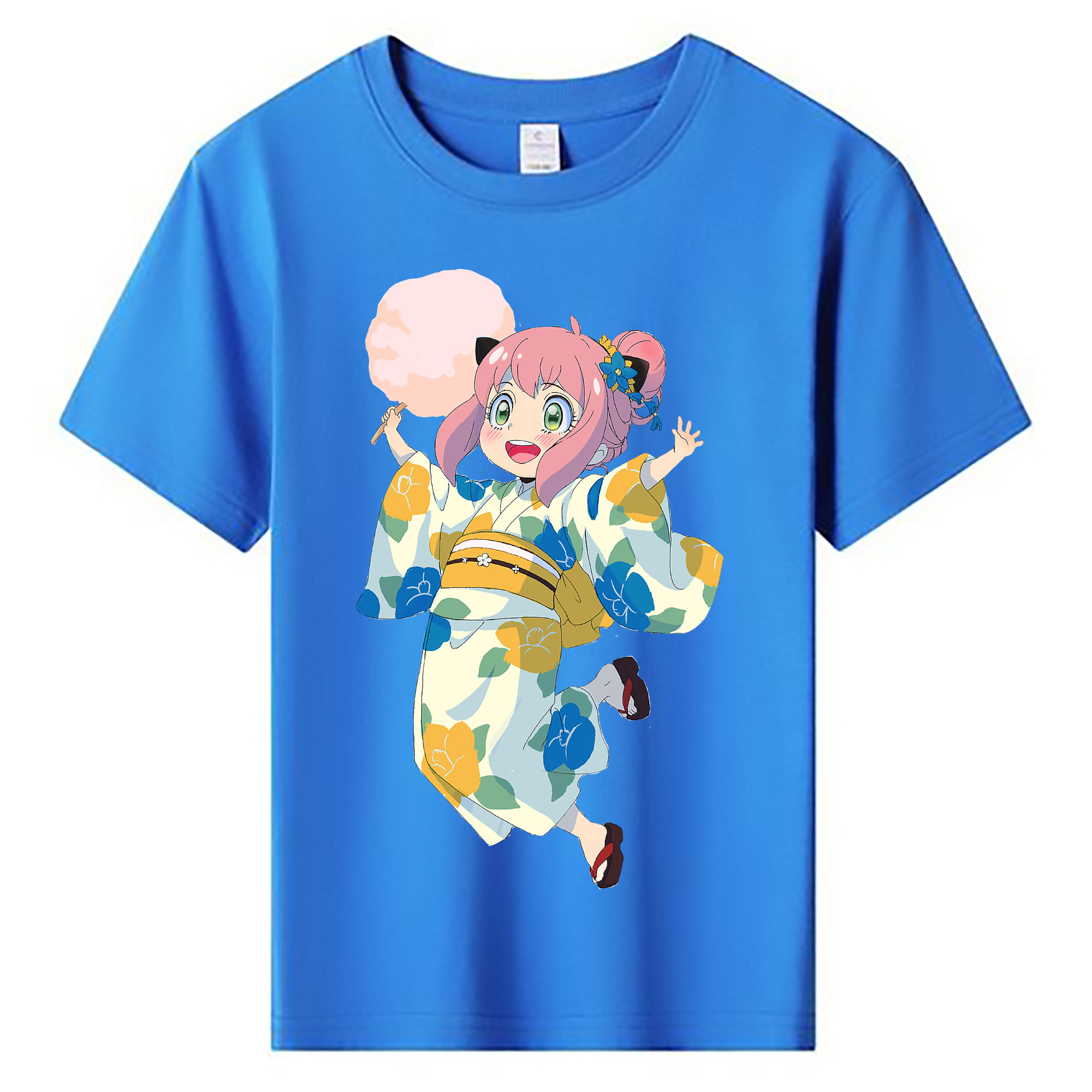 （画像用） SPY×FAMILY间谍家家酒 綿100％キッズTシャツ（フロントプリント）